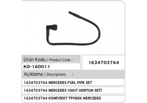 1634703764 YAKIT BORUSU MERCEDES-BENZ ML320 ML350 ML430 ML500